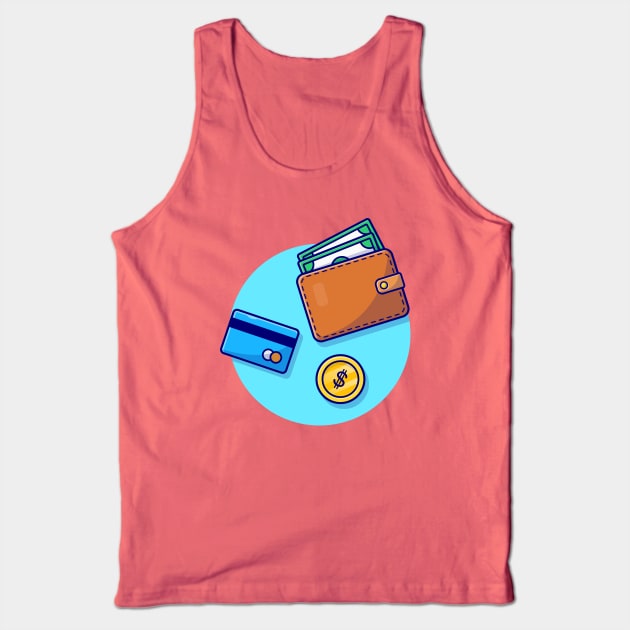 Wallet With Money And Card Tank Top by Catalyst Labs